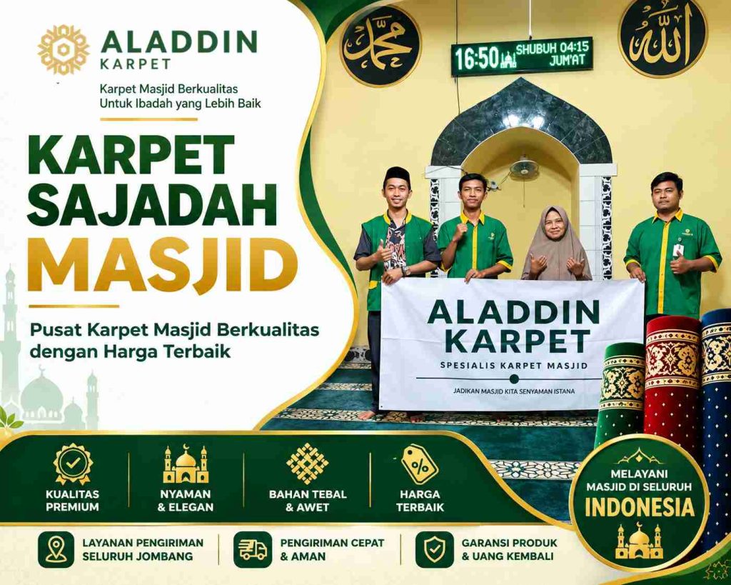 Karpet Sajadah Masjid Magelang Nyaman Dan Berkualitas